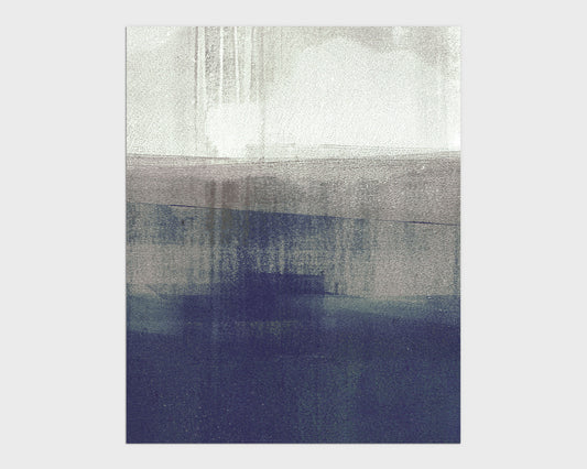 Navy Horizon Print