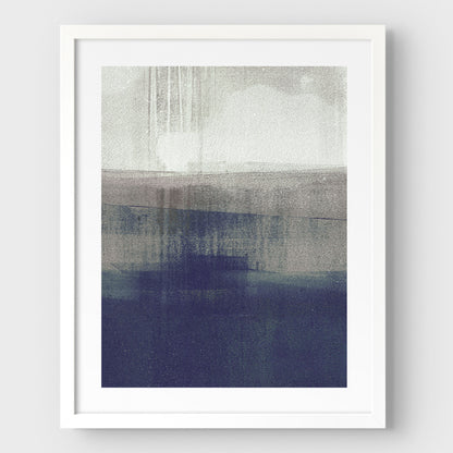 Navy Horizon Print
