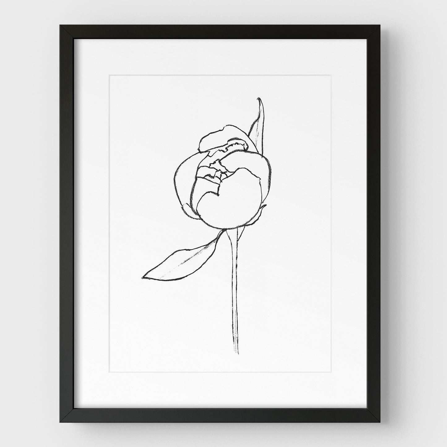 Blooming Peony Print