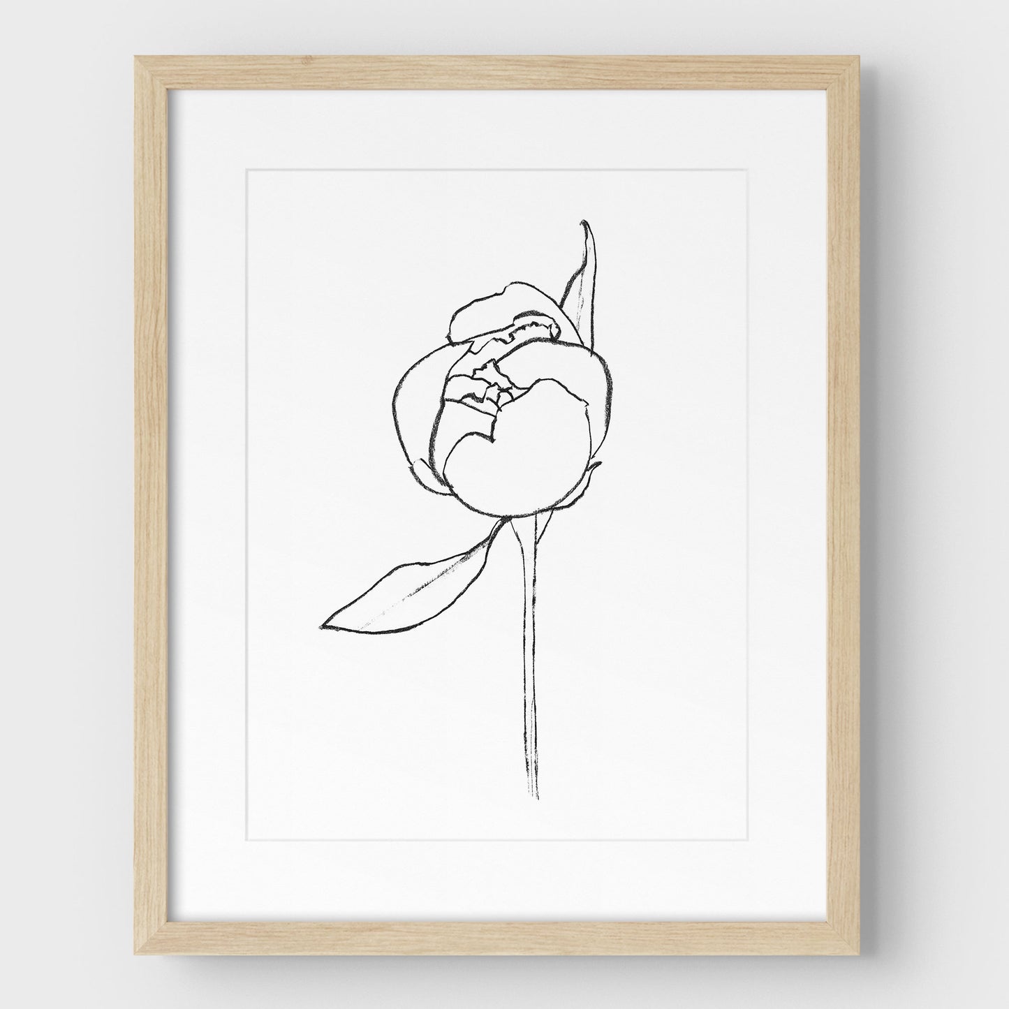 Blooming Peony Print