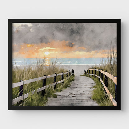 Boardwalk to the Beach Print