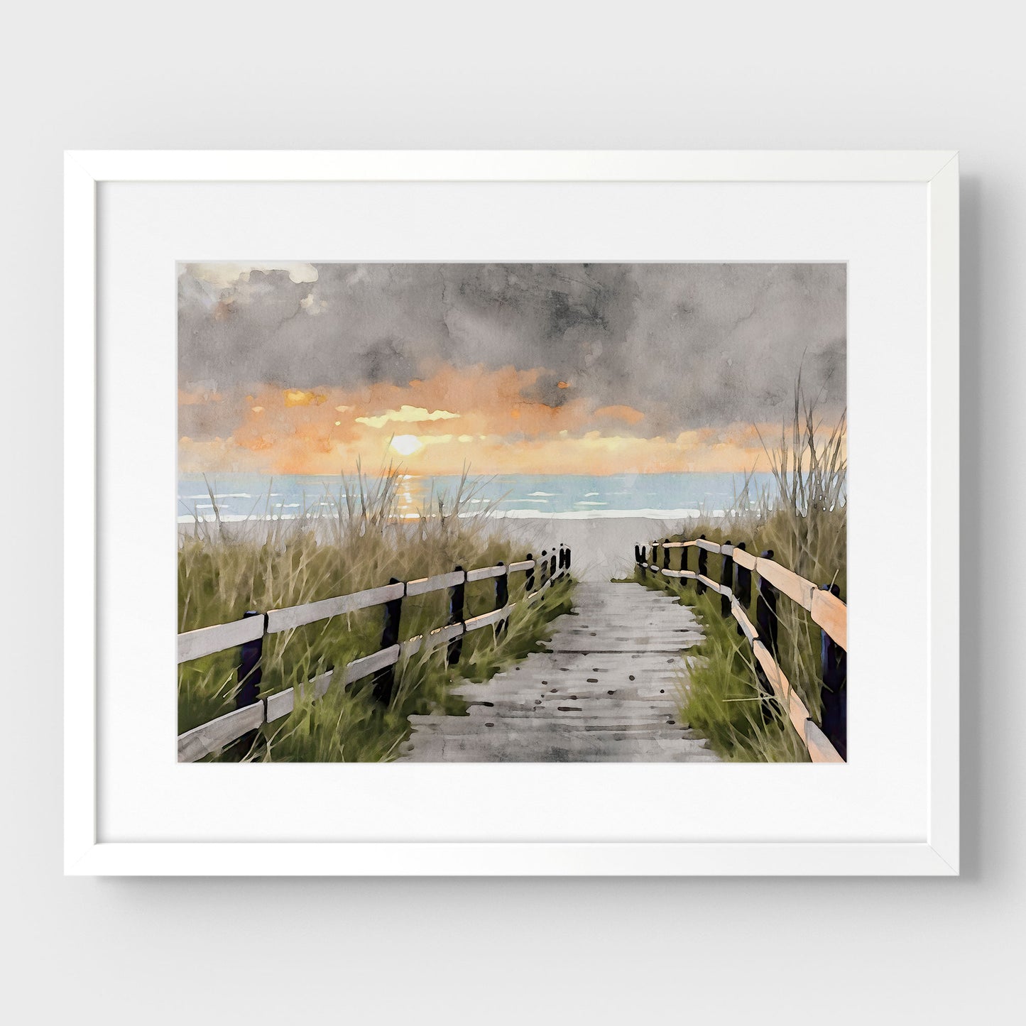 Boardwalk to the Beach Print