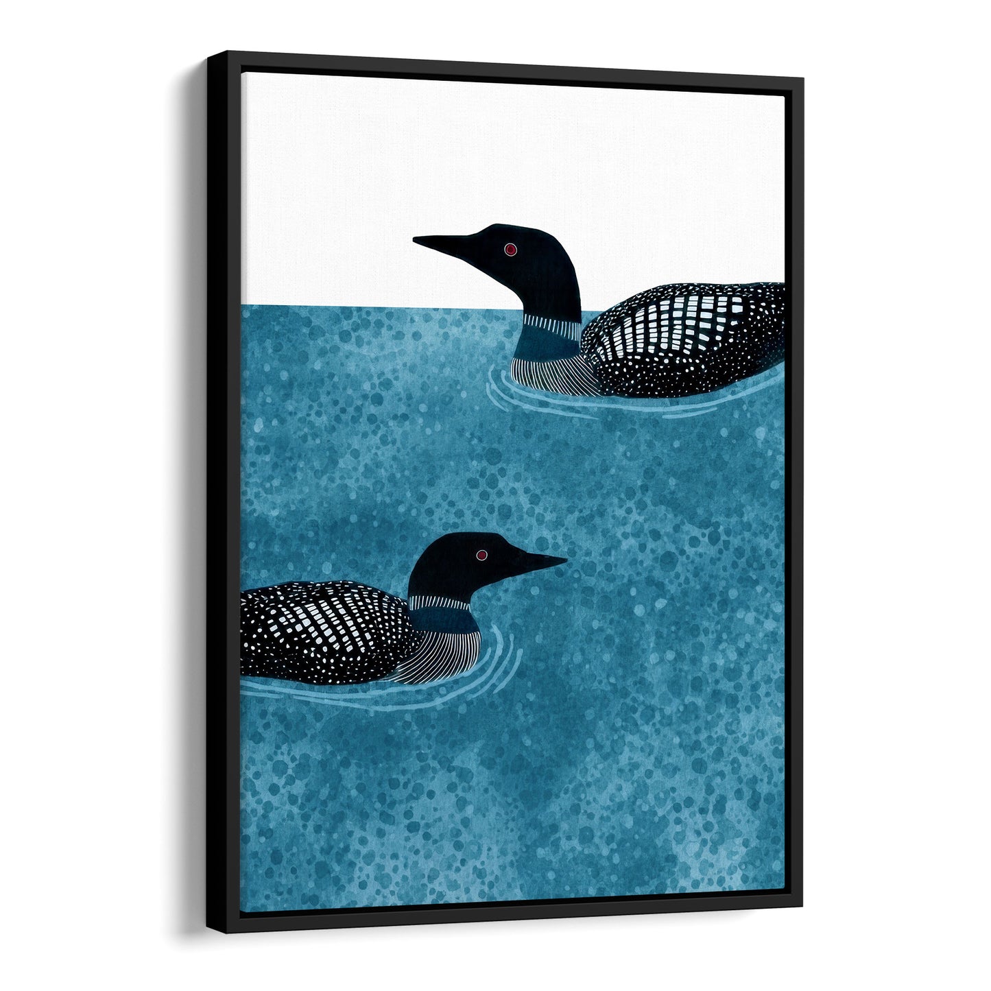 Minimalist Loon Watercolor Art Print