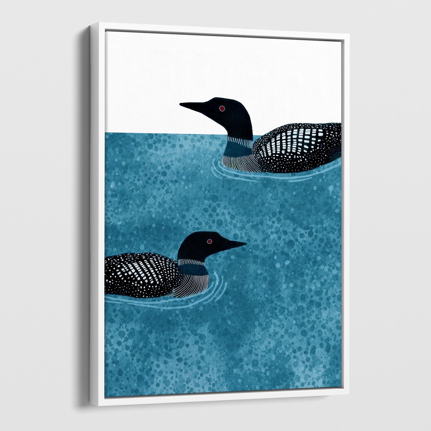 Minimalist Loon Watercolor Art Print
