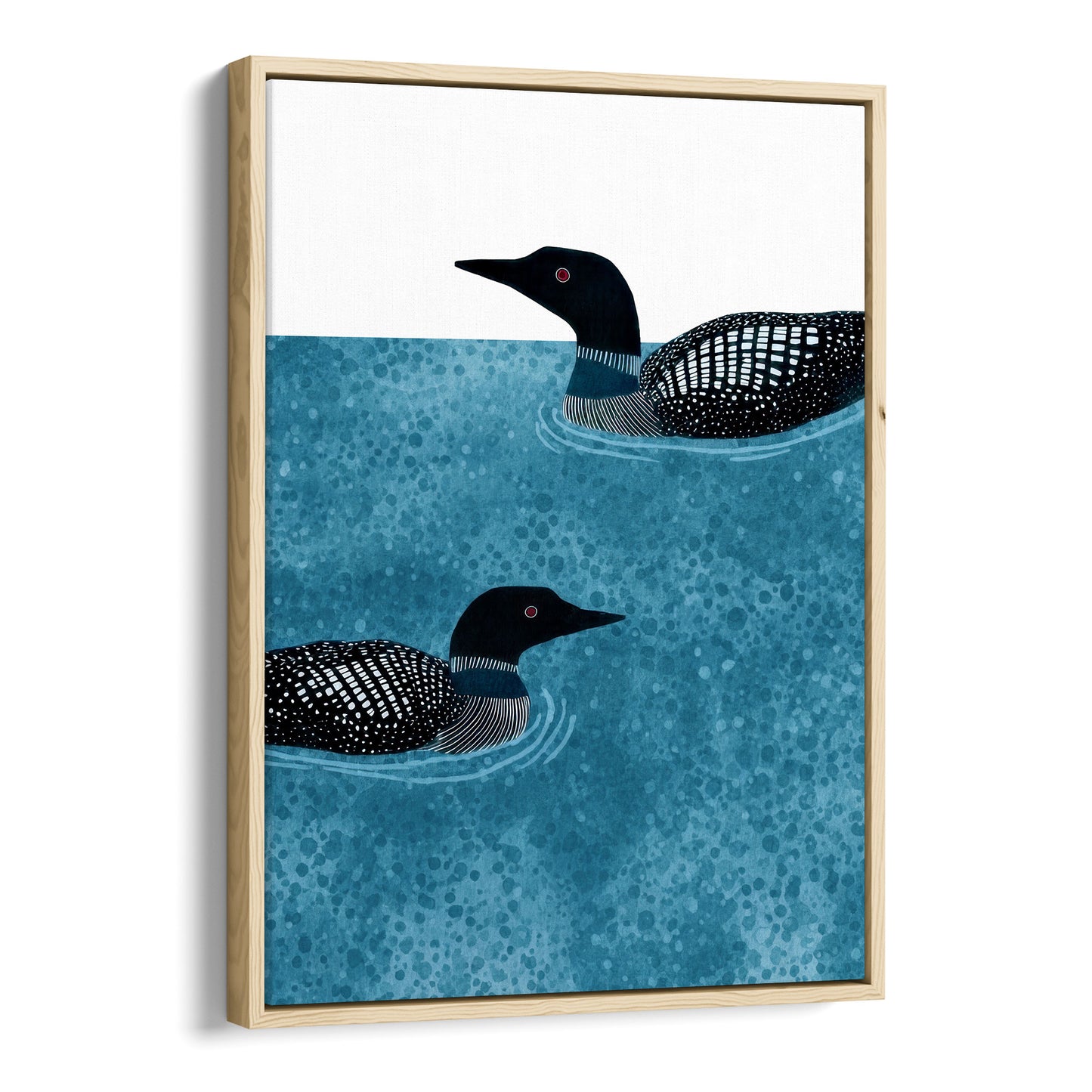 Minimalist Loon Watercolor Art Print