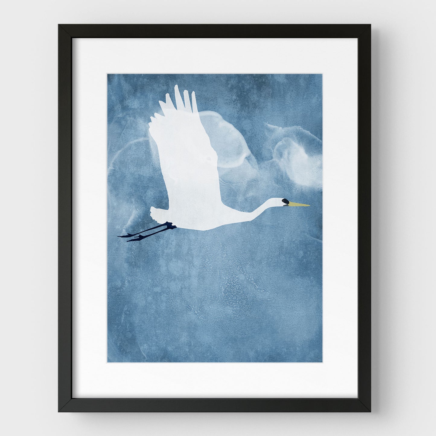 Egret in Flight Print