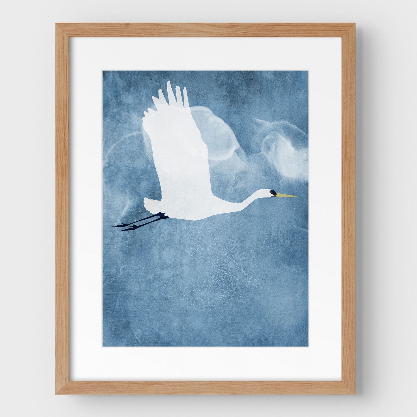 Egret in Flight Print