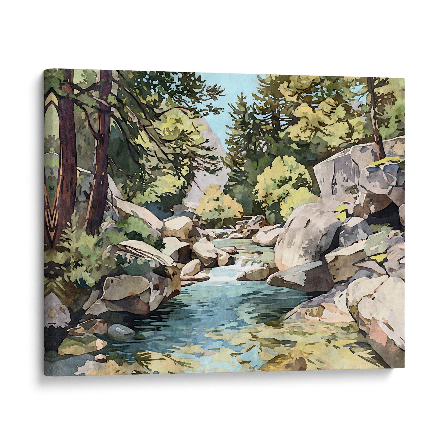 Yosemite Riverbed Art Print