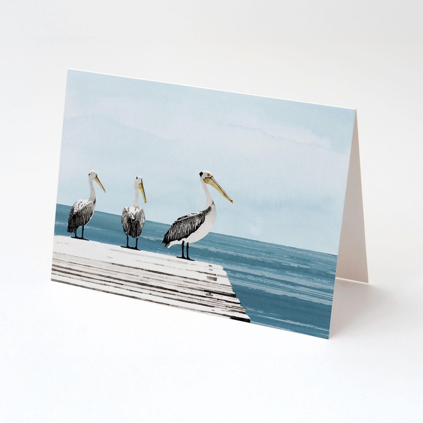 Pelican Pier Note Cards