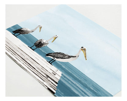 Pelican Pier Note Cards